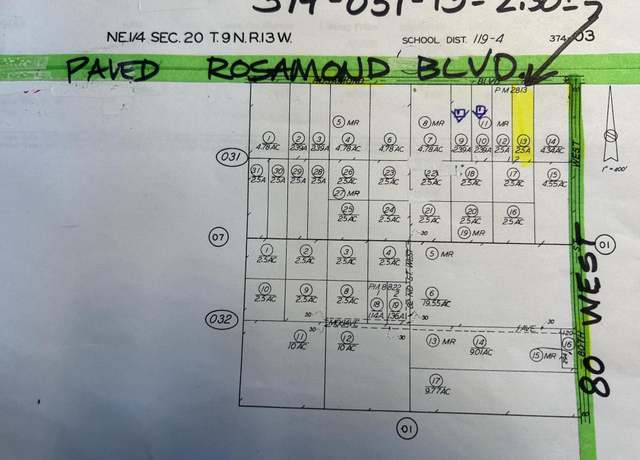 Property at Rosamond Blvd, Mojave, CA 93501