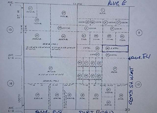Property at 95th St West & Ave. E4 Ave Unit E4, Lancaster, CA 93536