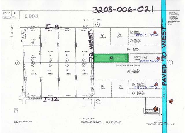Property at On 72 W & I-10, Lancaster, CA 93536