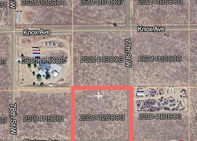 Property at Vacant Lan Apn 252-141-20-00-3 St, Rosamond, CA 93560