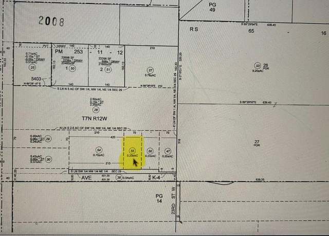 Property at 25 25th St W & K4, Lancaster, CA 93536