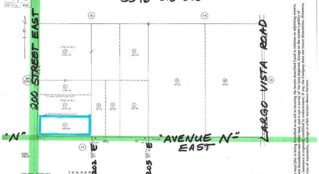 Photo of 200 East & Ave N, High Vista, CA 93535
