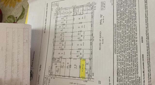 Photo of W 90th St. W. Vic Ave  E11, St, Lancaster, CA 93536