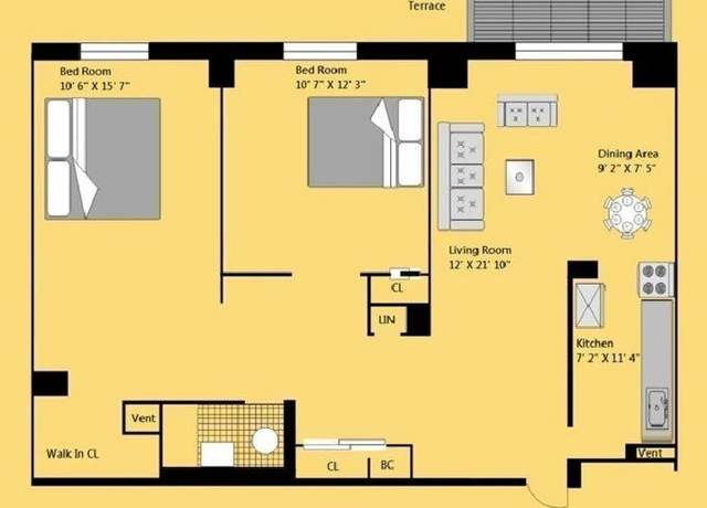 Property at 460 Neptune Ave Unit 20E, Brooklyn, NY 11224, 2 beds, 1 bath