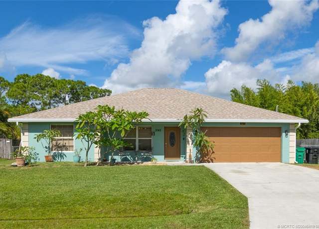 Property at 3142 SW Dimattia St, Port Saint Lucie, FL 34953, 3 beds, 2 baths