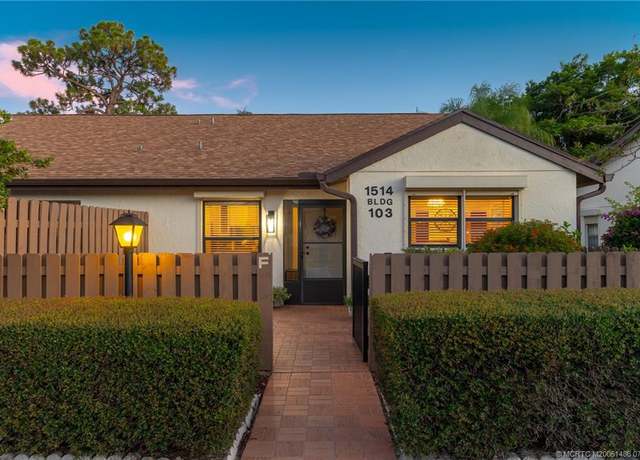 Property at 1514 SW Silver Pine Way Unit 103F, Palm City, FL 34990, 3 beds, 2 baths