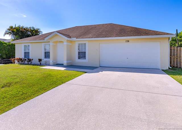 Property at 738 SW Monsoon Rd, Port St Lucie, FL 34953, 3 beds, 2 baths