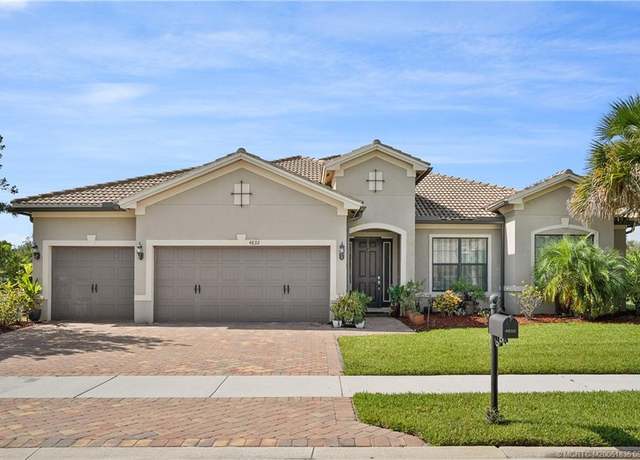 Property at 4832 SW Sensation St, Palm City, FL 34990, 4 beds, 3 baths