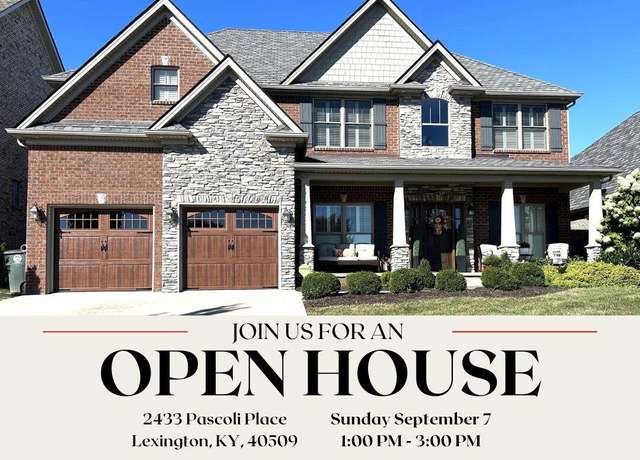 Property at 2433 Pascoli Pl, Lexington, KY 40509, 5 beds, 3 baths