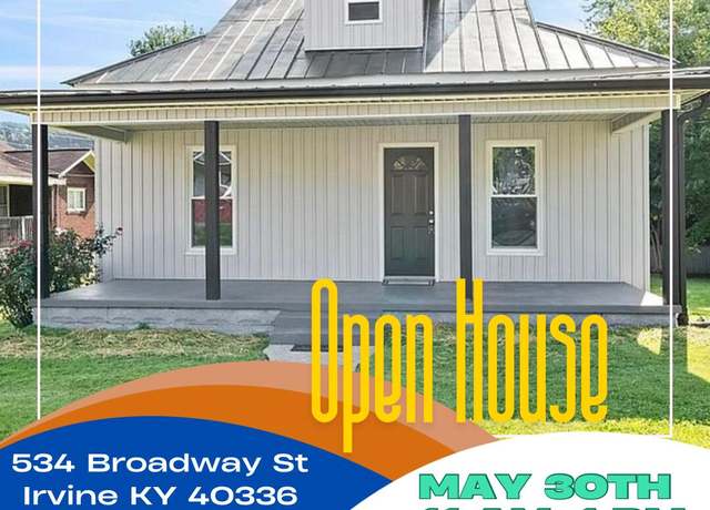 Property at 534 Broadway St, Irvine, KY 40336, 2 beds, 1 bath