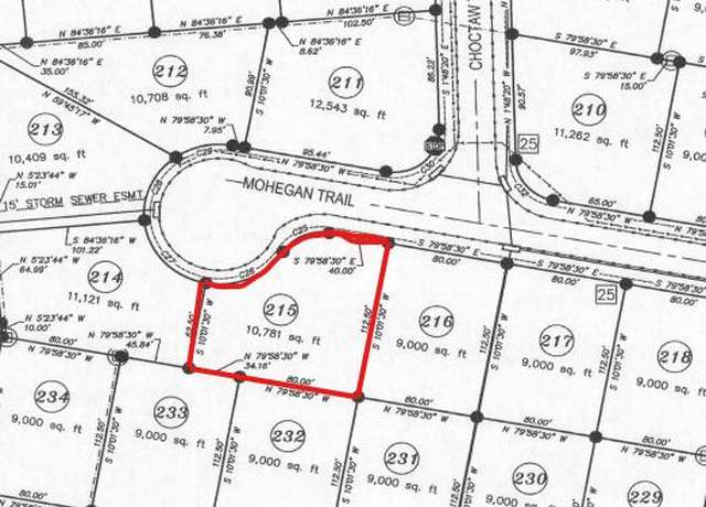 Property at 303 Mohegan Trail Lot 215, KY 40475