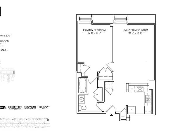 Property at 25 21 Broad St Unit 21-P, New York, NY 10004, 1 bed, 1 bath