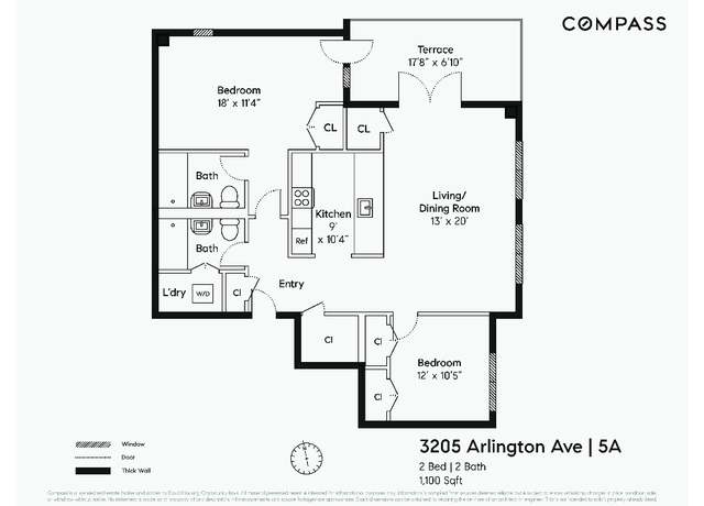 Property at 3205 Arlington Ave Unit 5A, New York, NY 10463, 2 beds, 2 baths