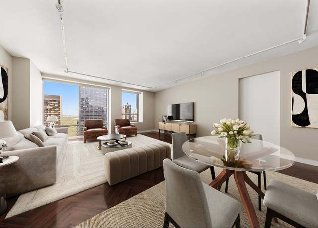 Property at 15 W 53rd St Unit 30F, New York City, NY 10019, 1 bed, 1.5 baths