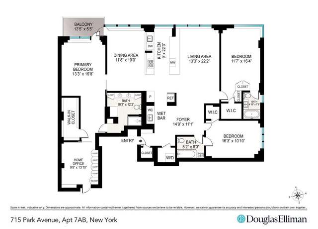 Property at 715 7 Park Ave Unit 7AB, New York, NY 10021, 3 beds, 3.5 baths