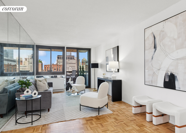 Property at 347 W 57th St Unit 32A, New York City, NY 10019, 2 beds, 2 baths