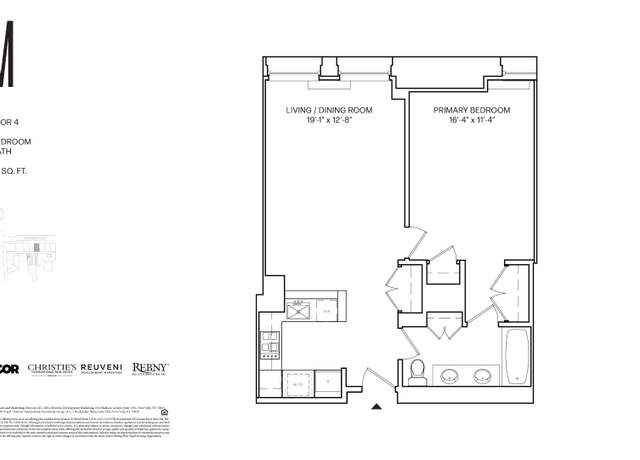 Property at 25 Broad St Unit 14-M, New York City, NY 10004, 1 bed, 1 bath