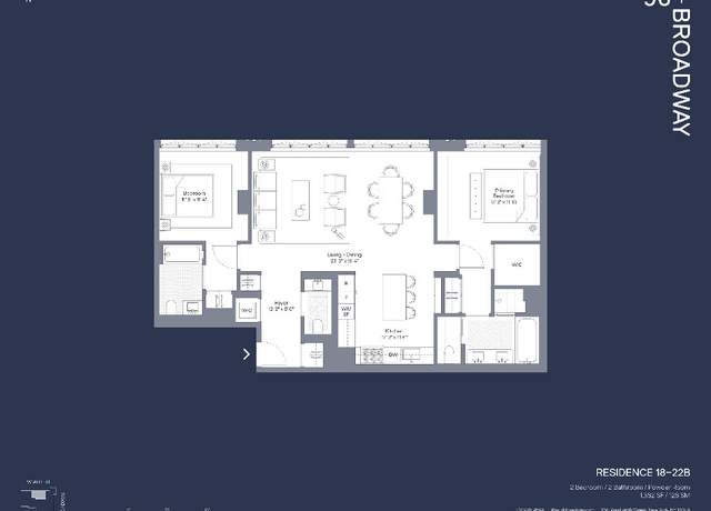 Property at 250 W 96th St Unit 18B, New York, NY 10025, 2 beds, 2.5 baths