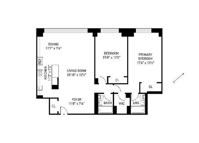 Property at 180 4 W End Ave Unit 4-F, New York, NY 10023, 2 beds, 2 baths