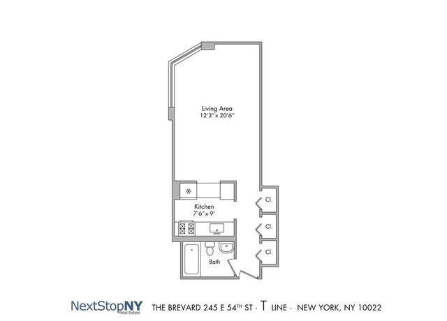 Property at 245 E 54th St Unit 10T, New York City, NY 10022, 1 bath