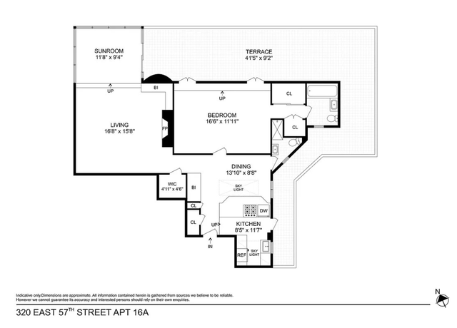 Property at 320 E 57th St Unit PHA, New York, NY 10022, 1 bed, 2 baths