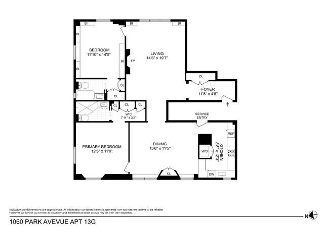 Property at 1060 Park Ave Unit 13G, New York, NY 10128, 2 beds, 2 baths