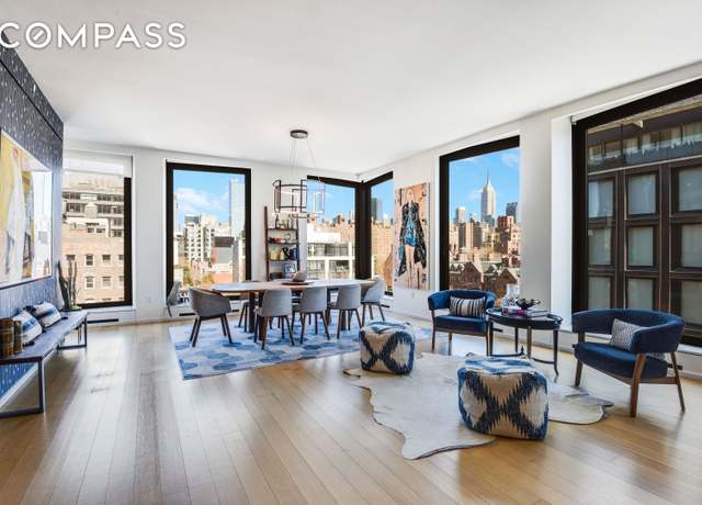 Property at 505 W 19th St Unit 7W, New York City, NY 10011, 3 beds, 3.5 baths