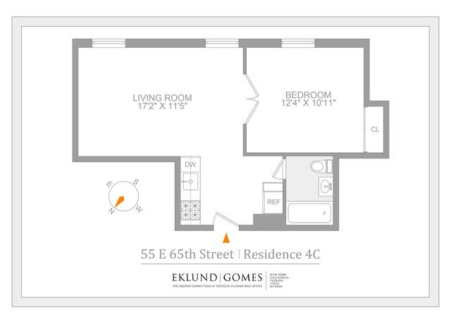 Property at 55 E 65th St Unit 4C, New York City, NY 10065, 1 bed, 1 bath