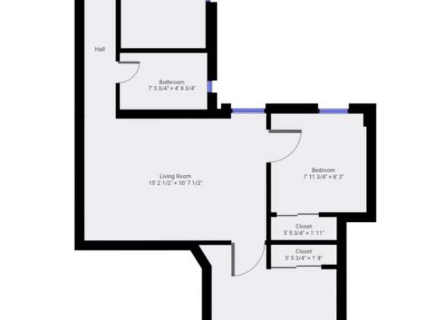 Property at 504 1 W 139th St #5, New York, NY 10031, 2 beds, 1 bath