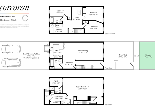 Property at 6 Herkimer Ct, Brooklyn, NY 11216, 3 beds, 3 baths