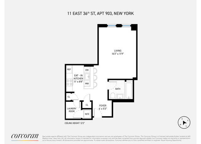Property at 11 E 36th St #903, New York City, NY 10016, 1 bath