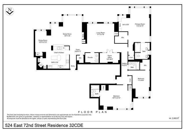 Property at 524 E 72nd St Unit 32CDE, New York City, NY 10021, 3 beds, 3.5 baths