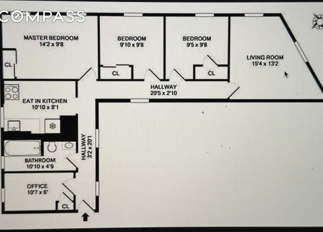Property at 92 St Nicholas Ave Unit 2H, New York City, NY 10026, 4 beds, 1 bath