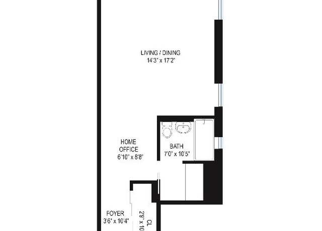 Property at 100 W 12th St Unit 5G, New York, NY 10011, 1 bath