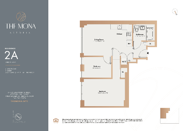 Property at 27-23 Crescent St Unit 2-A, New York City, NY 11102, 2 beds, 1 bath