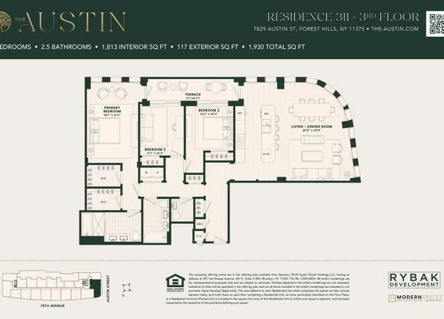 Property at 78-29 Austin St #411, New York City, NY 11375, 3 beds, 2.5 baths