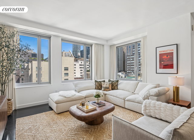 Property at 85 W Broadway Unit 11S, New York City, NY 10007, 2 beds, 2 baths