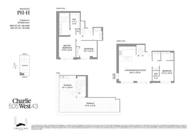 Property at 505 15 W 43rd St Unit PHH, New York, NY 10036, 3 beds, 3.5 baths