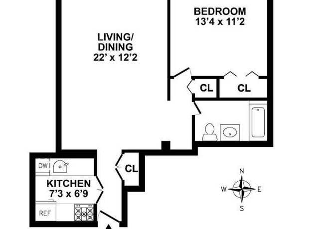 Property at 20 15 W 64th St Unit 15-M, New York, NY 10023, 1 bed, 1 bath