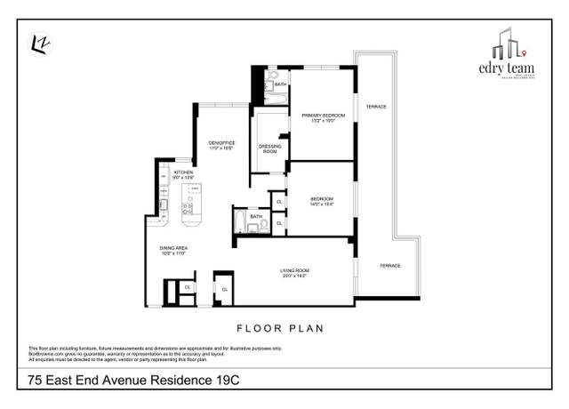 Property at 75 E End Ave Unit 19C, New York City, NY 10028, 2 beds, 2 baths