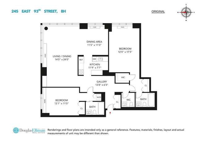 Property at 245 8 E 93rd St Unit 8H, New York, NY 10128, 2 beds, 2.5 baths