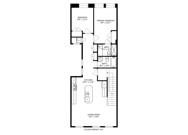 Property at 1242 3 Hancock St Unit 3A, Brooklyn, NY 11221, 2 beds, 2 baths