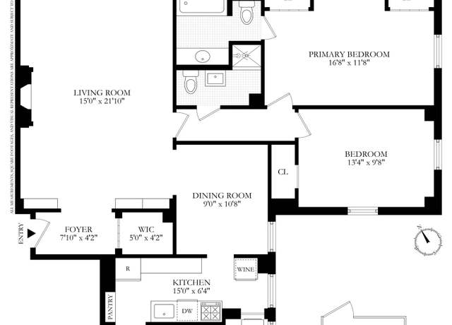 Property at 325 E 57th St Unit 2-D, New York City, NY 10022, 2 beds, 2 baths