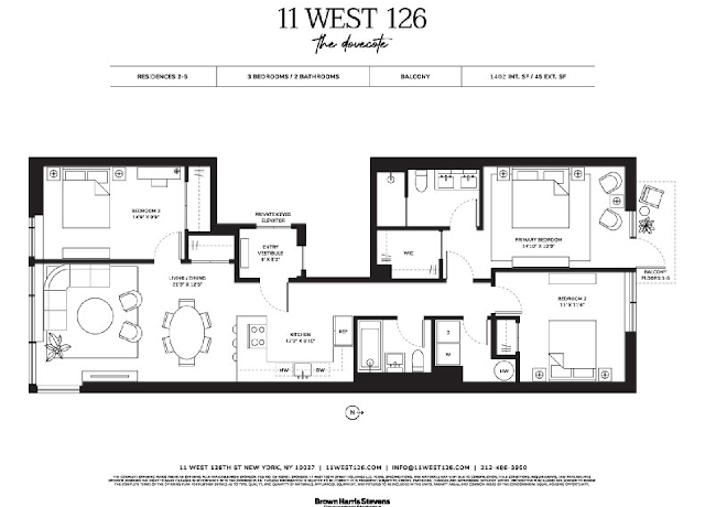 Property at 11 5 W 126th St Fl 5, New York, NY 10027, 3 beds, 2 baths