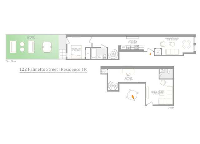 Property at 122 1 Palmetto St Unit 1R, Brooklyn, NY 11221, 1 bed, 1.5 baths