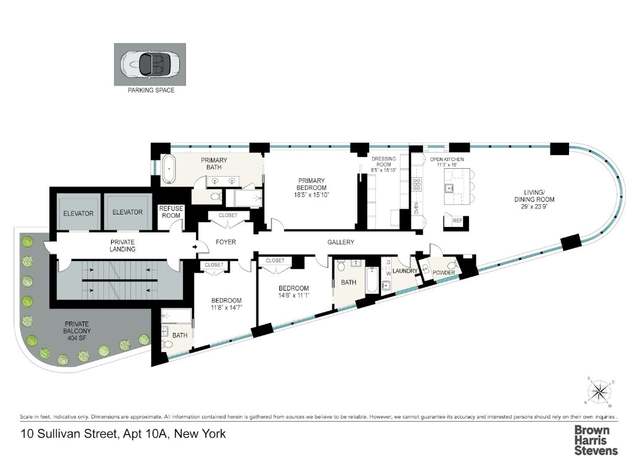 Property at 10 10 Sullivan St Unit 10A, New York, NY 10012, 3 beds, 3.5 baths