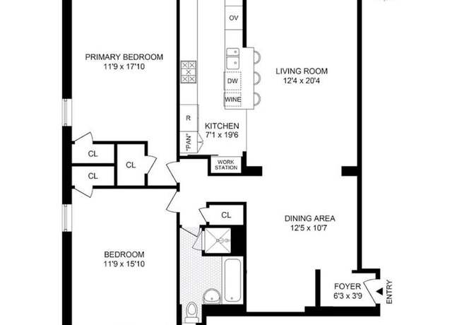 Property at 35-24 78th St Unit B14, New York City, NY 11372, 2 beds, 1 bath