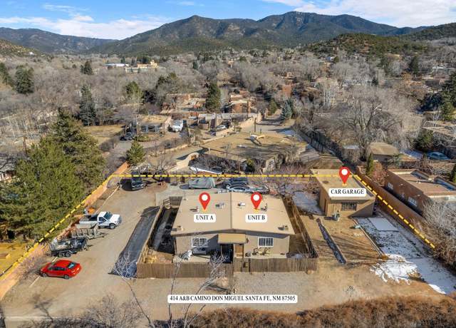Property at 414 A and B Camino Don Miguel, Santa Fe, NM 87505