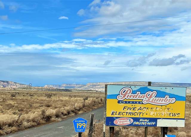 Property at Piedra Lumbre Estates Lot 109 #1, Youngsville, NM 87064