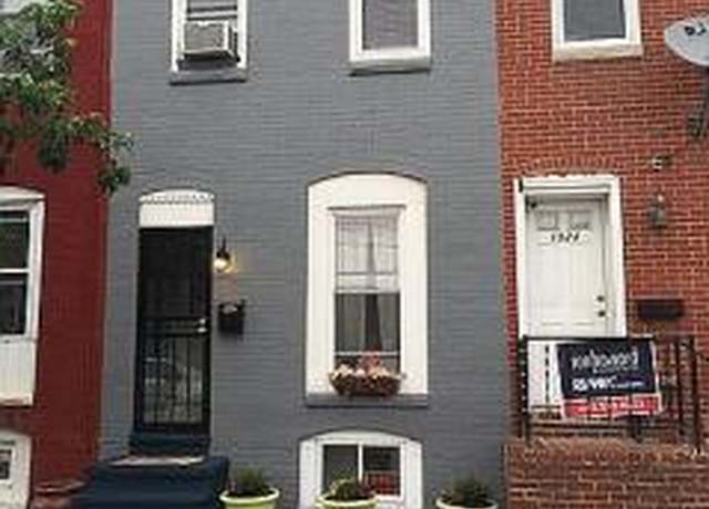 Property at 1521 Bush St, Baltimore, MD 21230, 3 beds, 1 bath